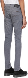 Nudie Jeans Gray Tight Terry Jeans