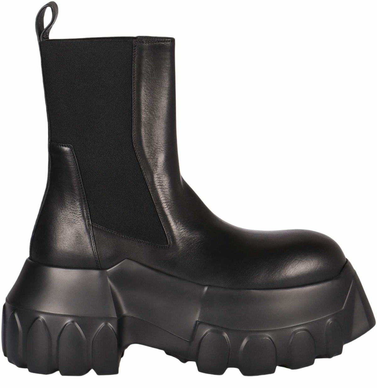 Rick Owens Leather Chelsea Boots