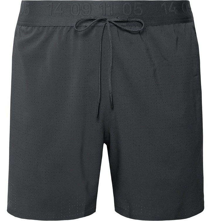 Photo: Nike Running - Tech Pack Flex Perforated Dri-FIT Shorts - Anthracite