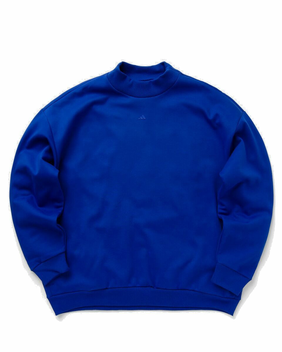 Photo: Adidas One Fl Crew Blue - Mens - Sweatshirts