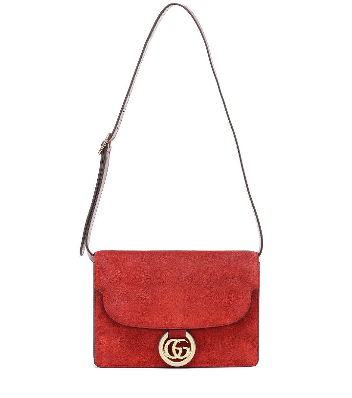 Photo: Gucci GG Ring Small suede shoulder bag