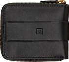 Balmain Black Calfskin Leather Anthem Wallet