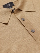 Dunhill - Slim-Fit Linen Polo Shirt - Brown