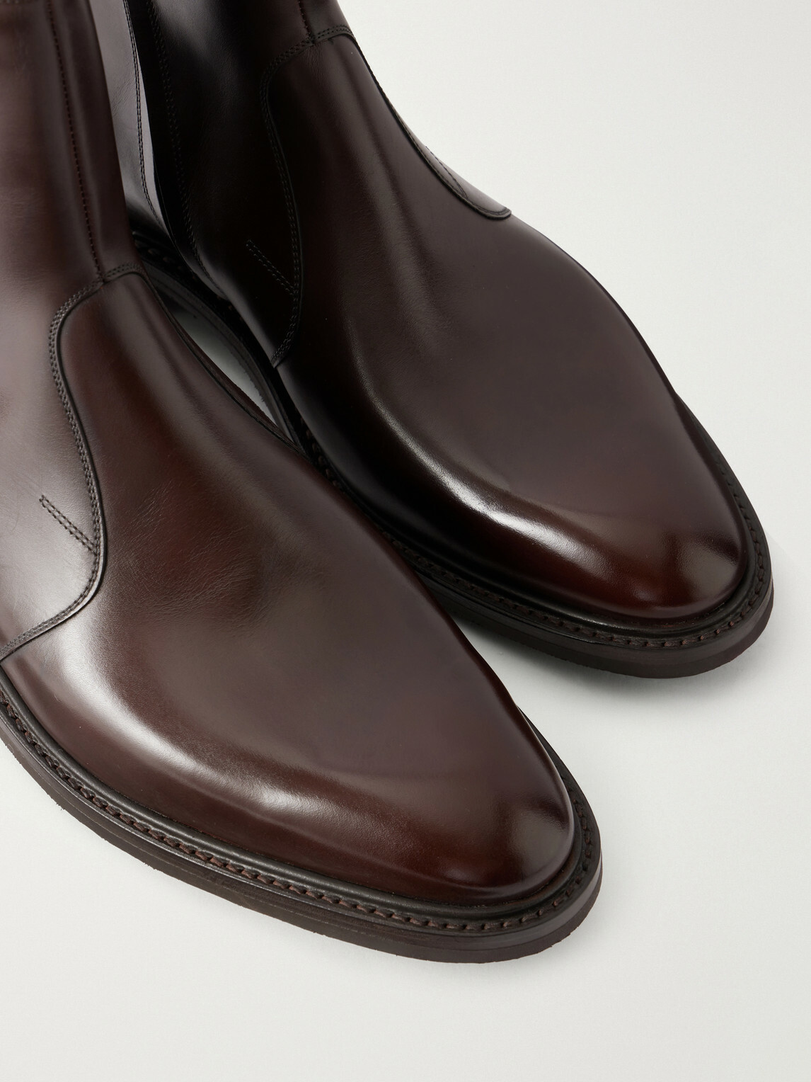 John Lobb - Regi Leather Chelsea Boots - Brown