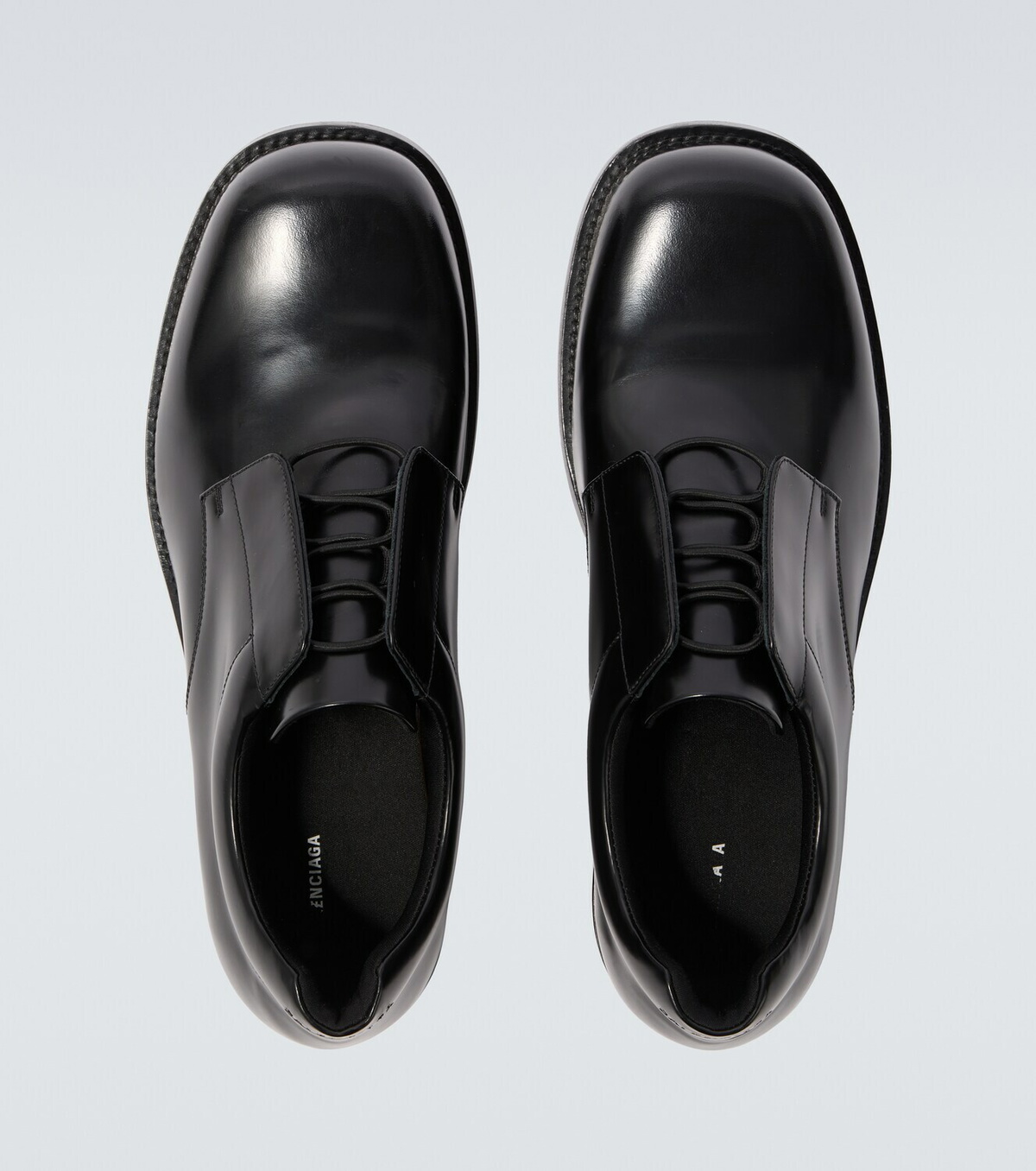 Balenciaga Brushed leather Derby shoes