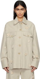 Song for the Mute Beige Daisy Jacket
