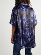 Vetements - Printed Woven Shirt - Blue