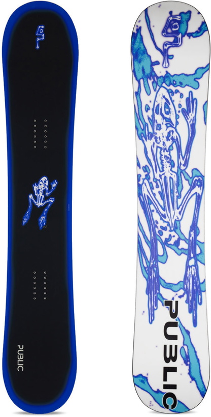 Photo: PUBLIC Snowboards Black & Blue General Public Snowboard, 157