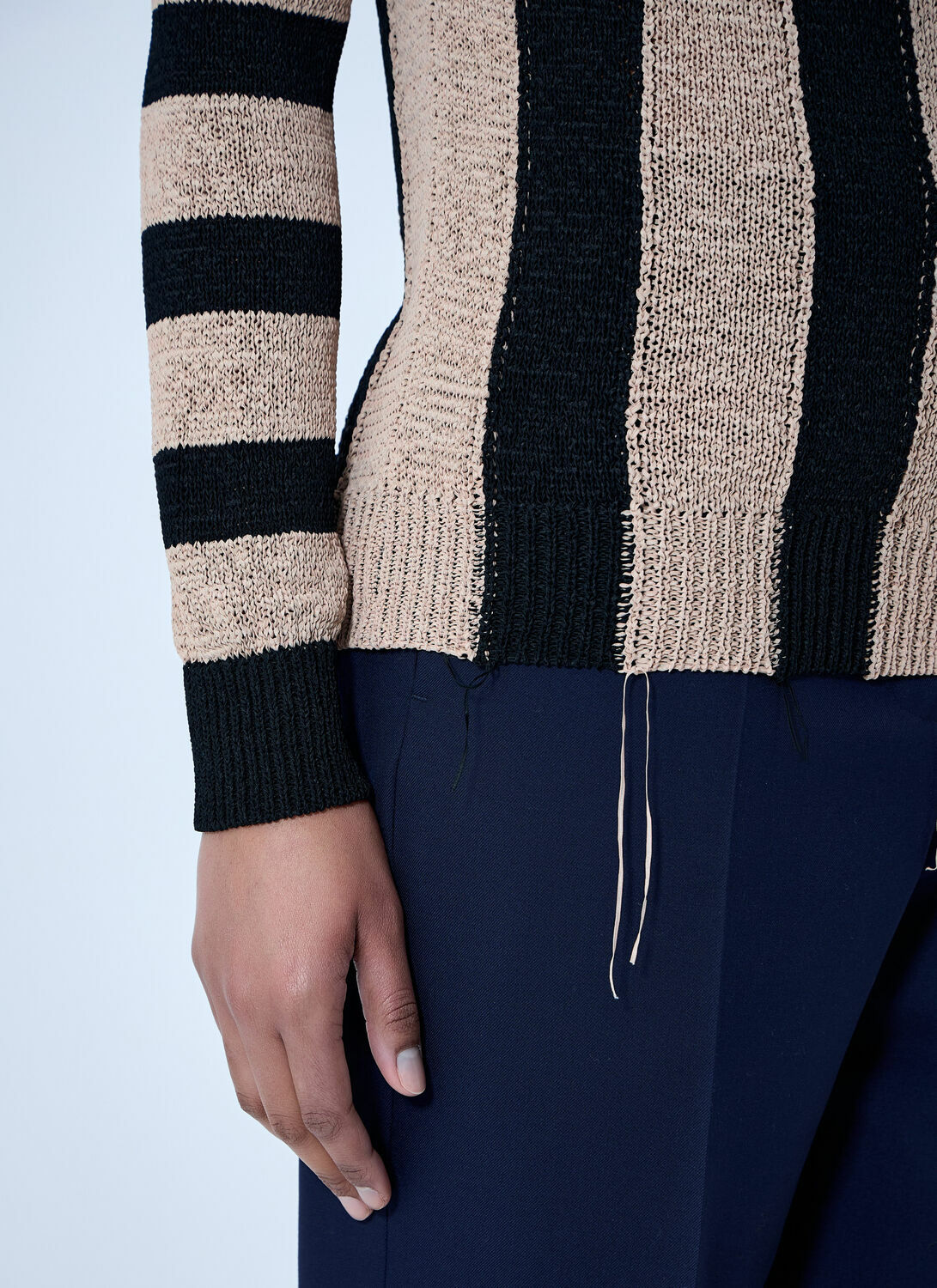 Dries Van Noten Striped Knit Sweater