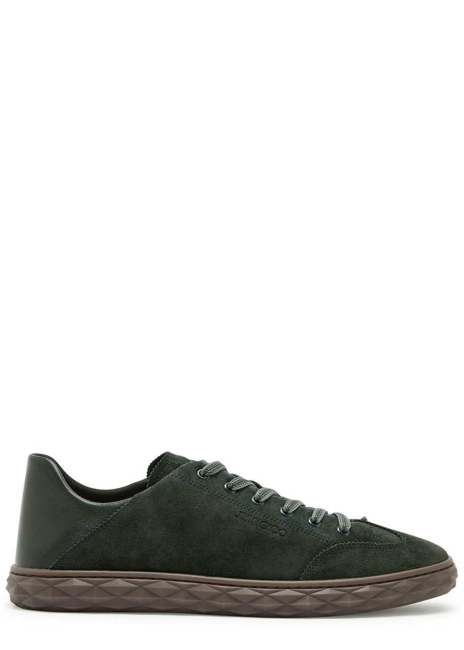 Jimmy Choo Gunmetal Croc-Embossed Argyle High-Top Sneakers Jimmy Choo Jimmy Choo Gunmetal Croc-Embossed Argyle High-Top Sneakers Jimmy Choo