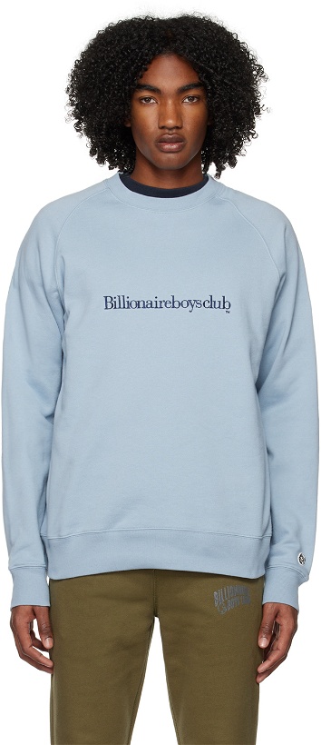 Photo: Billionaire Boys Club Blue Serif Sweatshirt