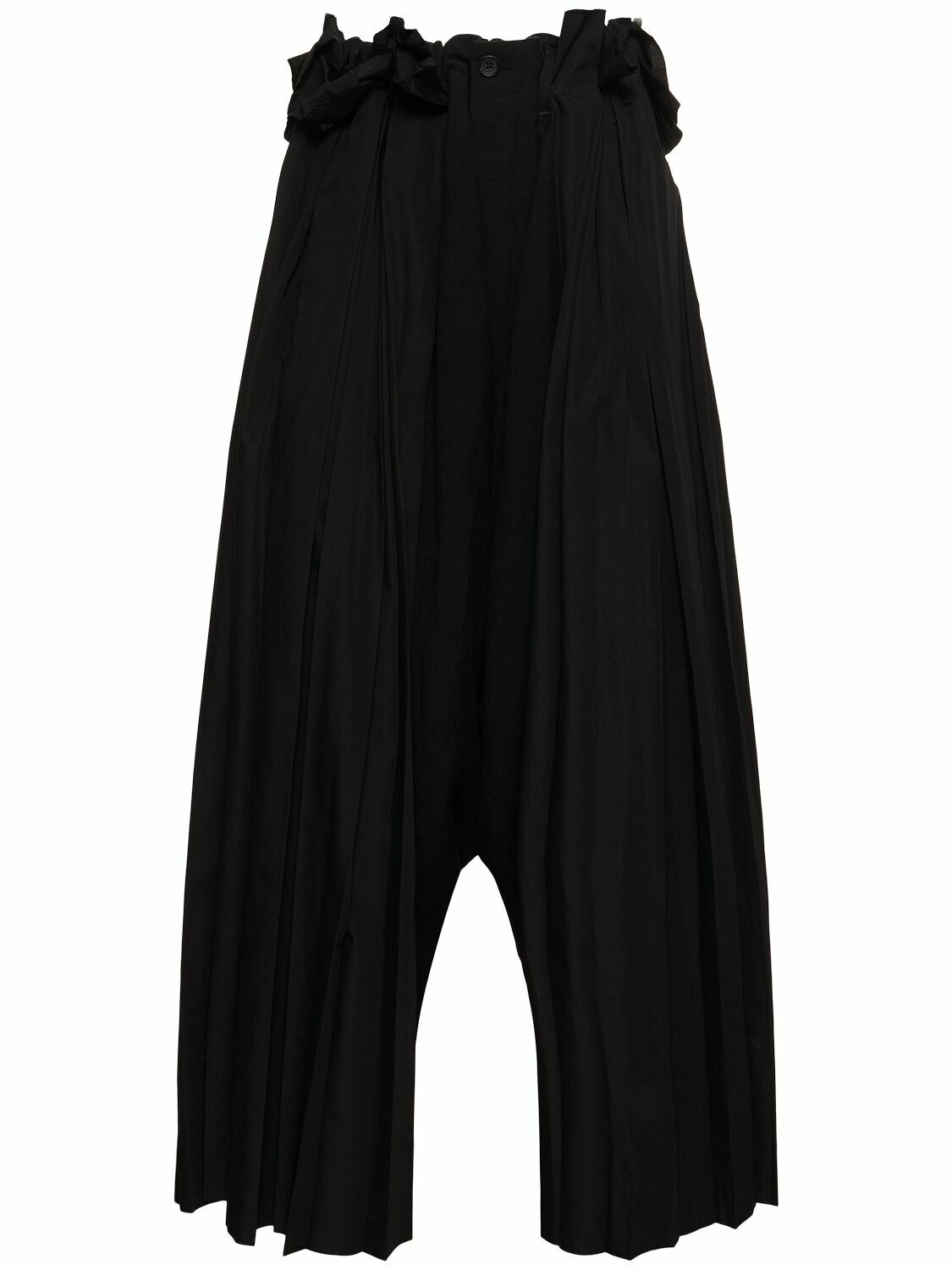 YOHJI YAMAMOTO G-pleated Sarouel Tech Pants Yohji Yamamoto