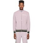 Palm Angels Pink Chenille Track Jacket