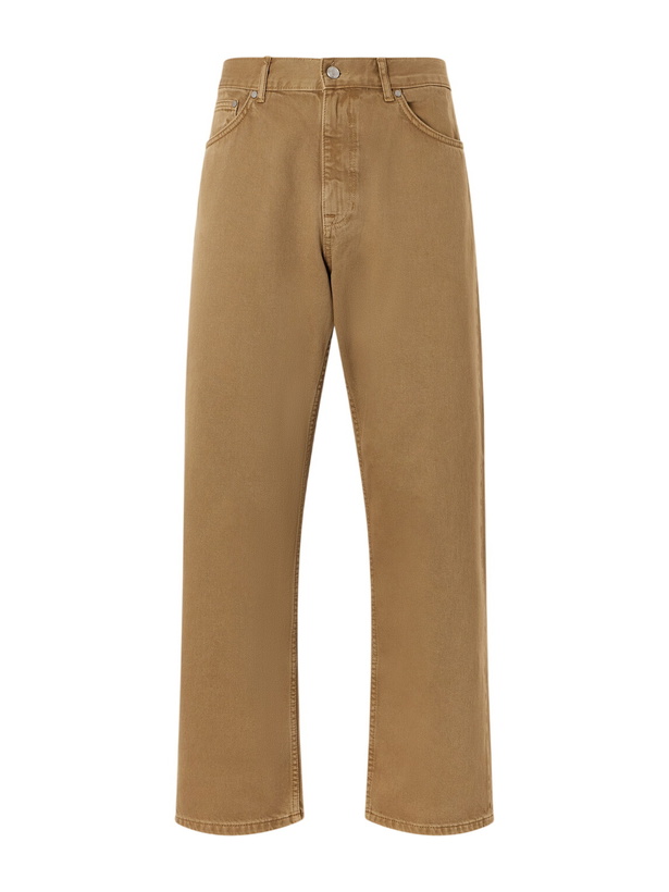 Photo: NN07 - Otis 1874 Straight-Leg Organic Cotton-Gabardine Trousers - Brown
