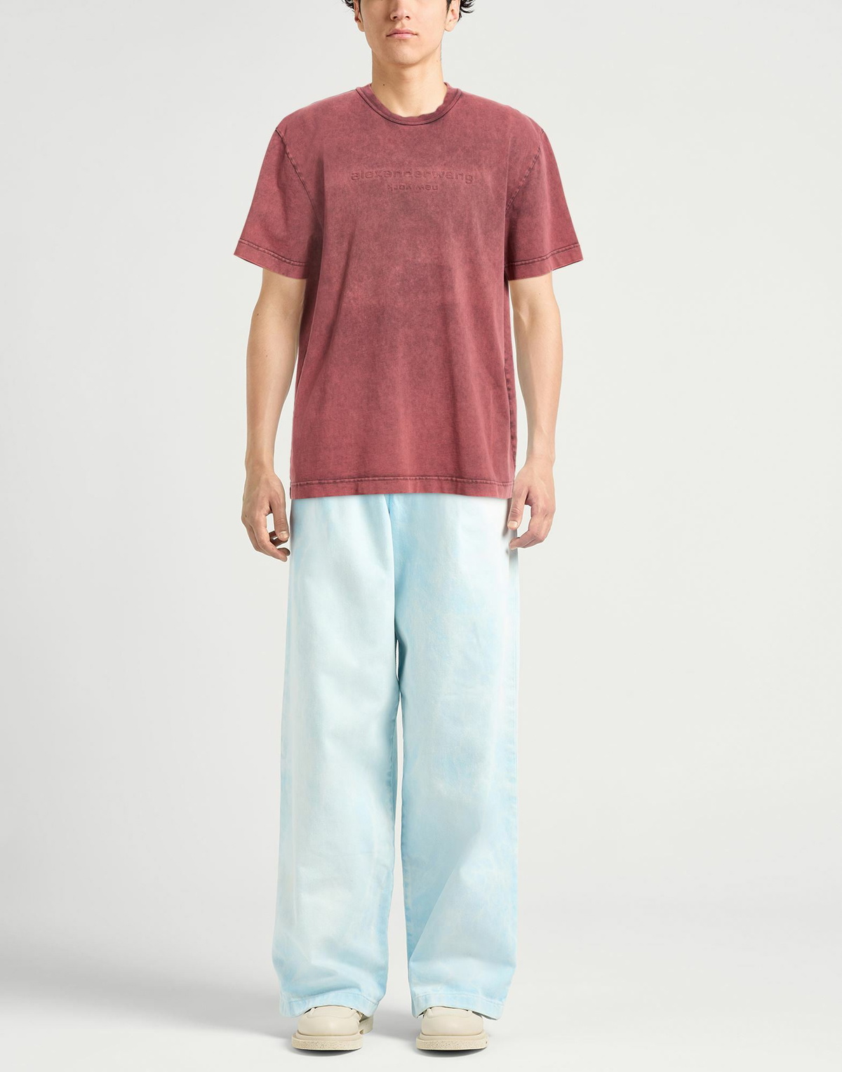 Alexander Wang Mens T-shirt Brick