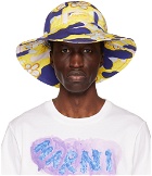 Marni Yellow Cloudyflower Bucket Hat