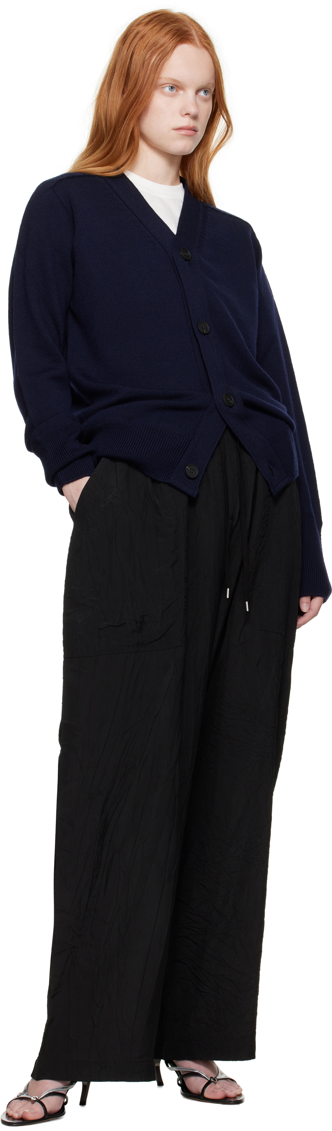 Studio Nicholson Black Capel Trousers