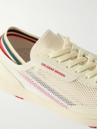 Orlebar Brown - Larson Striped Mesh and Canvas Sneakers - White