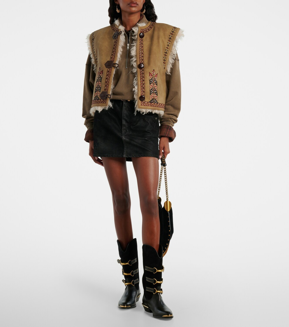 Marant Etoile Clemencia embroidered vest