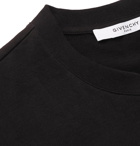 Givenchy - Glow-in-the-Dark Logo-Print Cotton-Jersey T-Shirt - Black