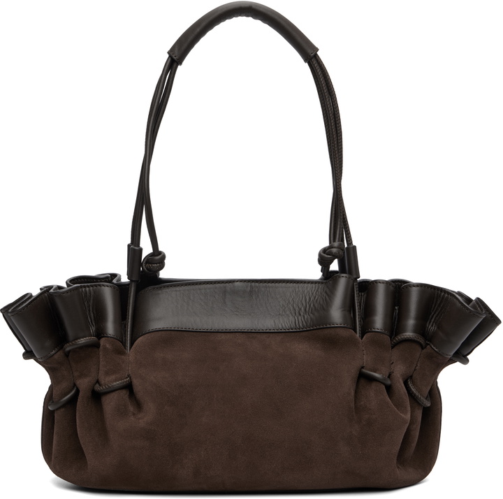 Photo: HEREU Brown Arta Suede Bag
