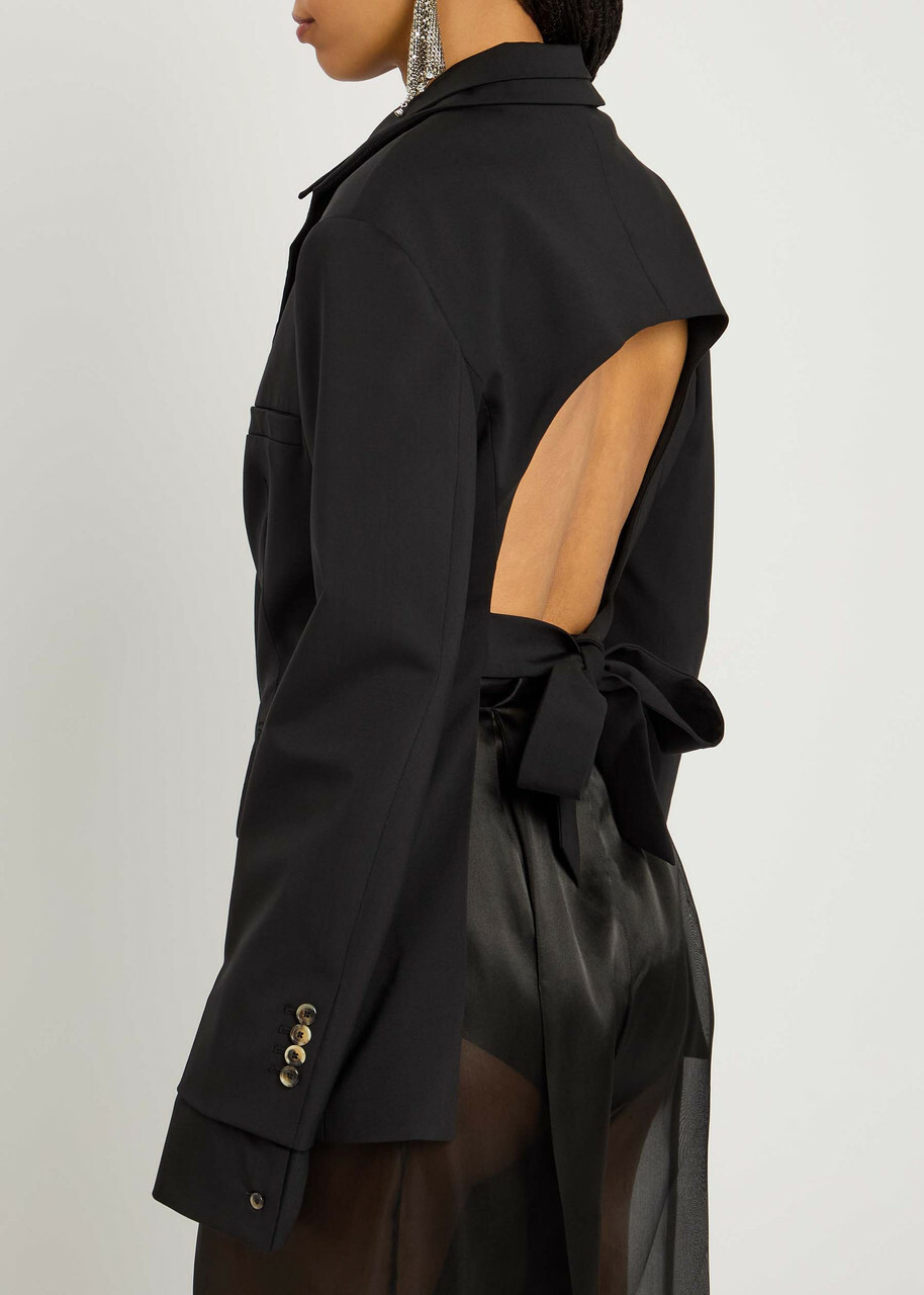 A.W.A.K.E Mode 3-in-1 Stretch-wool Jacket Black