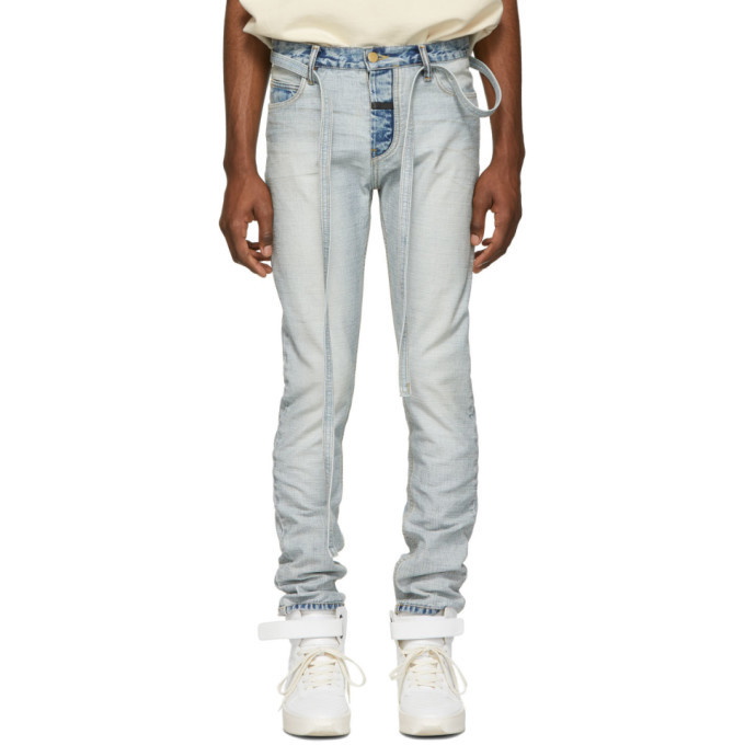 Photo: Fear of God Indigo Inside Out Slim Jeans