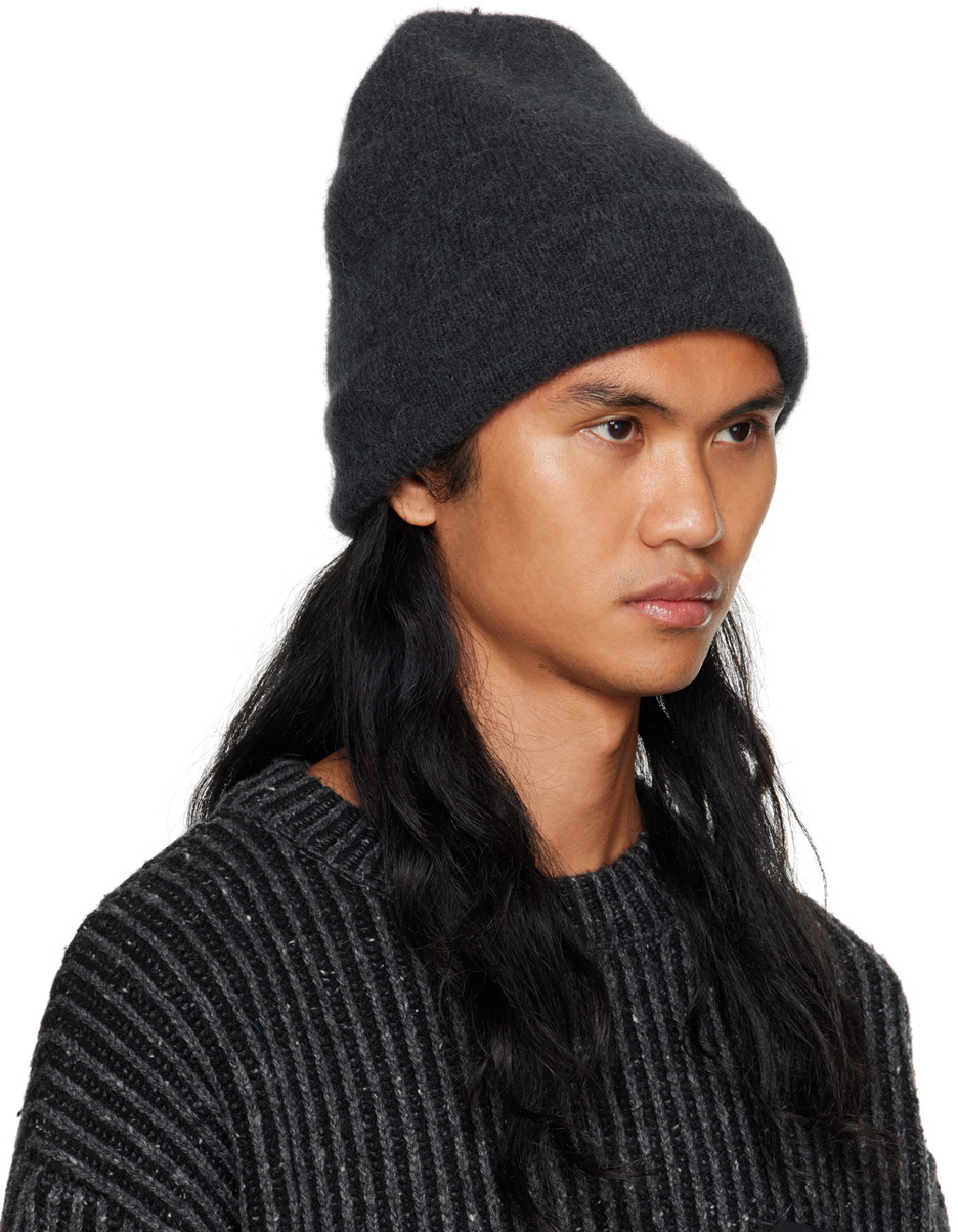 Hope Black Wool Beanie Hope