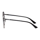 McQ Alexander McQueen Silver Round Sunglasses