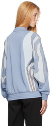 Li-Ning Blue Logo Crewneck Sweatshirt
