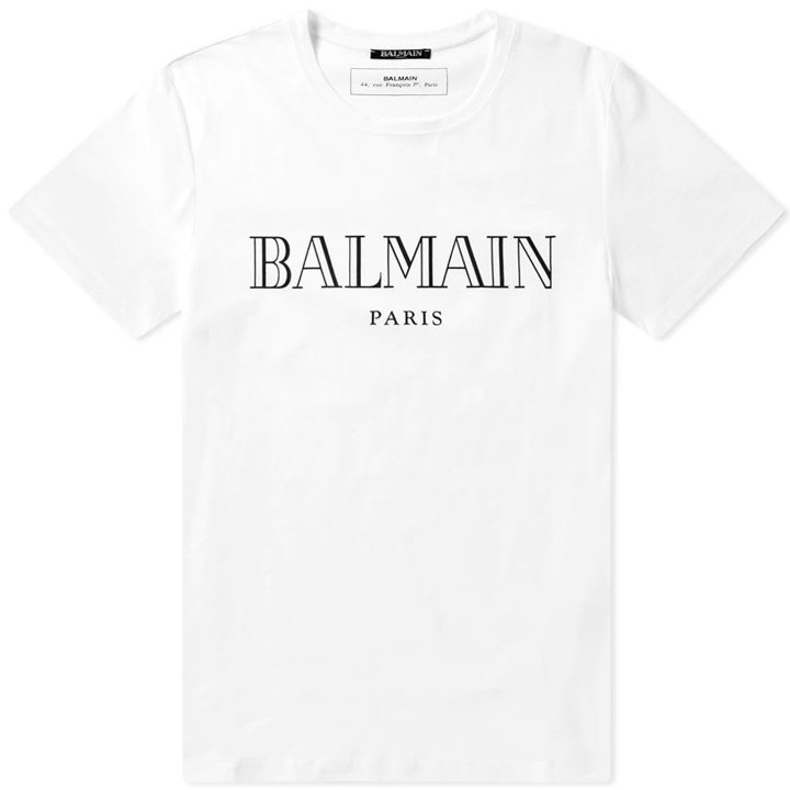 Photo: Balmain Text Logo Tee