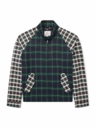 Golden Bear - The Beachmont Checked Cotton Bomber Jacket - Blue