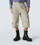 Balenciaga Cropped cotton cargo pants