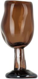 RiRa Brown Tall Addled Wine Glass