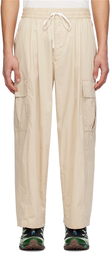 Photo: F/CE.® Beige Pigment-Dyed Cargo Pants