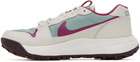 Nike Gray & Purple ACG Lowcate Sneakers