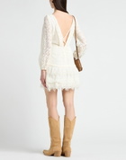 Maje Womens Mini dress in White
