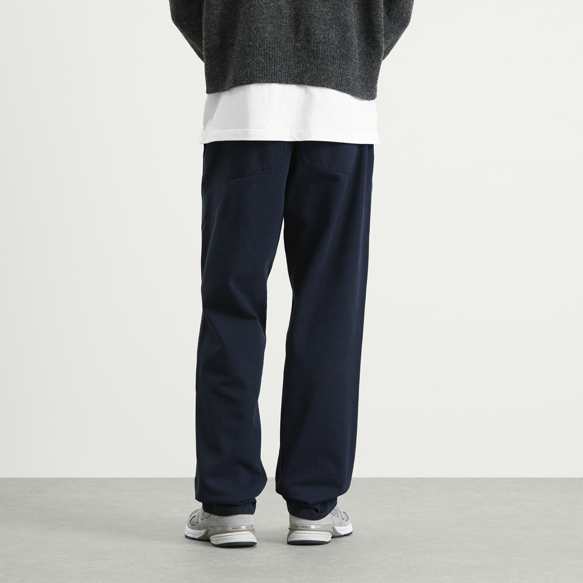 Foret Men's Clay Twill Trousers in Navy
