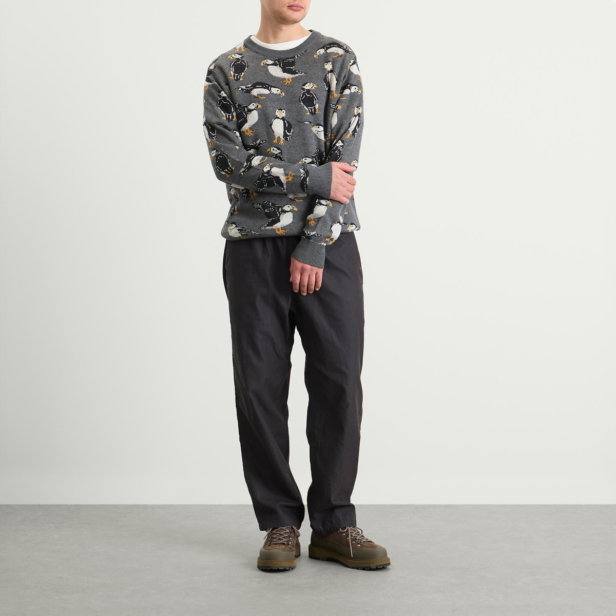 KAVU Men's Highline Knitted Jumper in Puffin