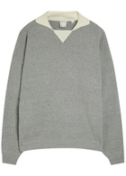 Calvin Klein Desmond Silk-knit Polo Grey