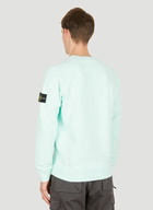 Compass Patch Sweatshirt in Light Blue