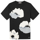 Valentino Men's Flower Portrait T-Shirt in Nero/Grigio