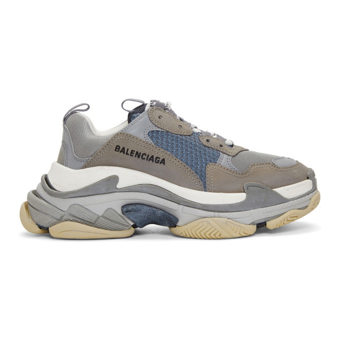 Photo: Balenciaga Grey Triple S Sneakers