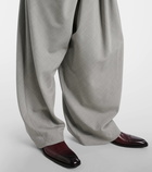 Loewe Draped wool wide-leg pants