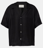 Asceno Prague silk twill shirt
