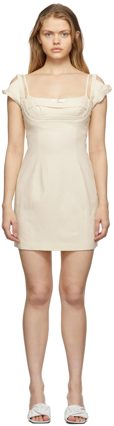 Off White Robe Jacquemus Off-White La Montagne 'La Robe Kibo' Dress Jacquemus