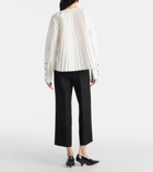 Proenza Schouler Monica cotton-blend poplin blouse