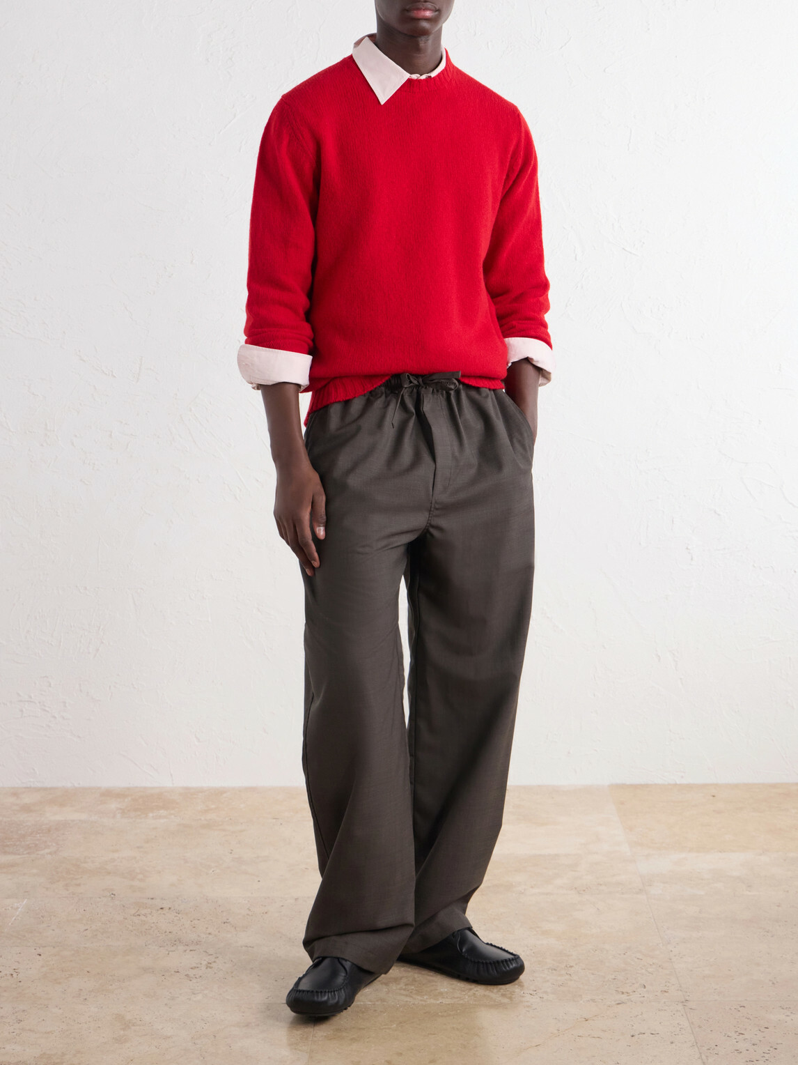 William Lockie - Virgin Wool Sweater - Red