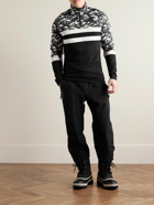 Bogner - Paco Slim-Fit Printed Striped Stretch-Jersey Base Layer - Black