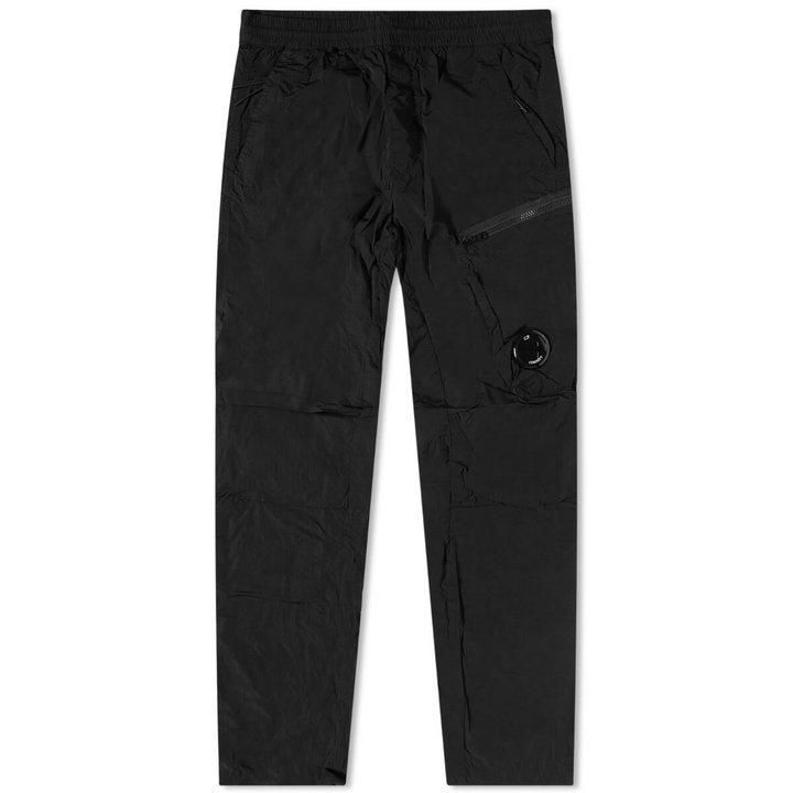 Photo: C.P. Company Men's Chrome R Lens Pocket Track Pant in Black